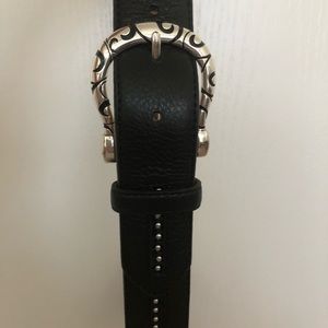 Brighton black and silver  belt.